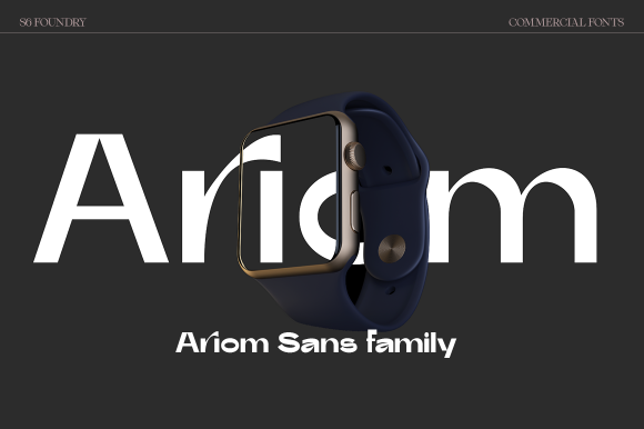 Ariom: A Modern Sans-Serif for Every Creative Project