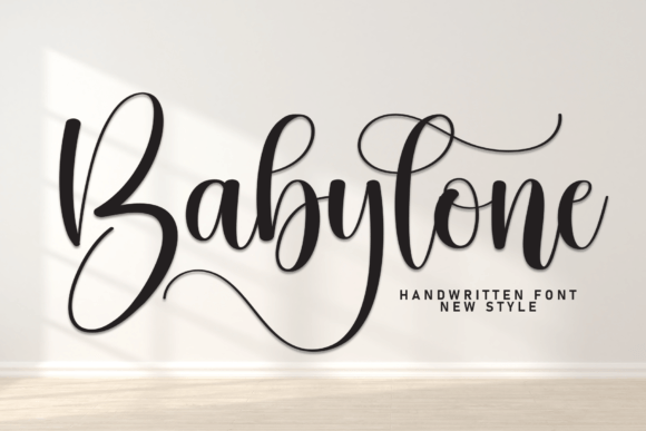 Babylone: Elevating Design with Elegant Handwritten Typography