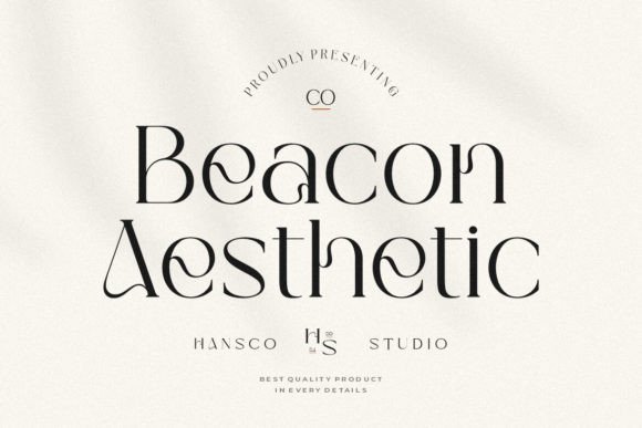 Beacon Aesthetic: A Serif Font for Modern Sophistication
