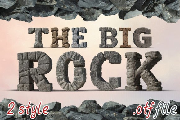 Big Rock Font: Embrace Rugged Design Strength