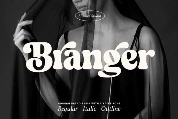 Branger: A Bold Retro Serif for Modern Design