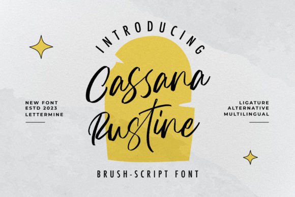 Cassana Rustin: Elevating Modern Design with Elegant Script