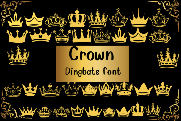 Crown: The Playful Dingbat Font for Regal Design Flair