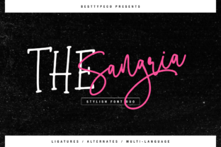 Elevate Your Branding with The Sangria Duo Typography