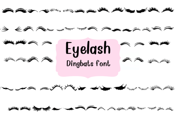 Eyelash: A Playful Font for Creative Design