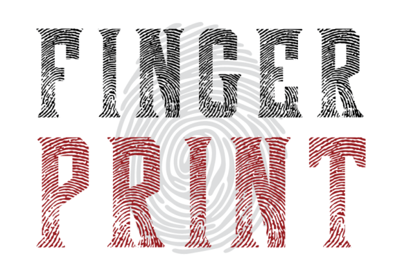Finger Print: A Modern Sans-Serif Font for Bold Design