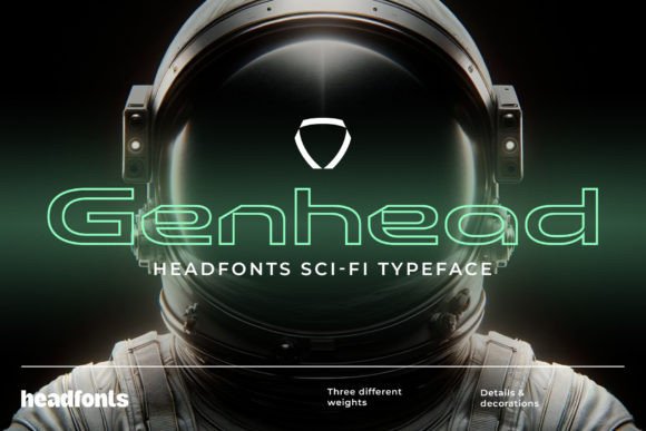 Genhead Outline: The Futuristic Typeface for Modern Design