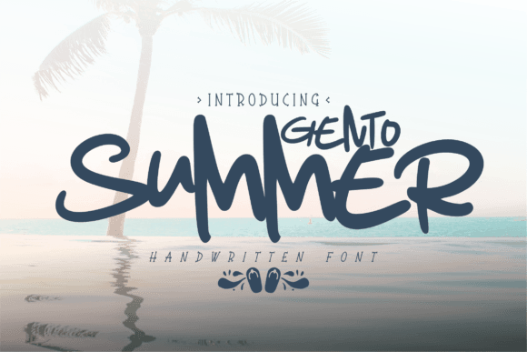 Gento Summer: A Breathtaking Font for Sun-Soaked Design Projects