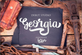 Georgia Script: A Retro Brush Font for Modern Design