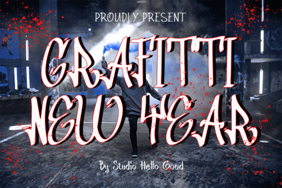 Grafitti New Year: Urban Typography for Bold Designs