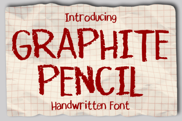 Graphite Pencil: A Handwritten Font for Authentic Design