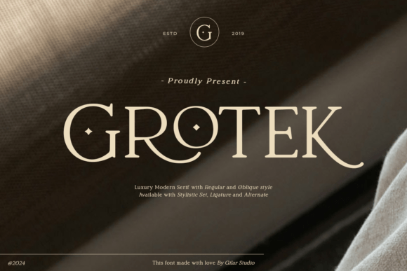 Grotek: Elevate Your Visual Design with This Modern Serif