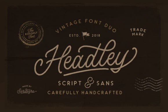 Headley Duo: A Vintage Font Pairing for Modern Designers