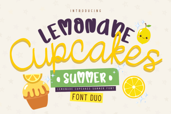 Lemonade Cupcakes Summer: A Sweet Design Duo