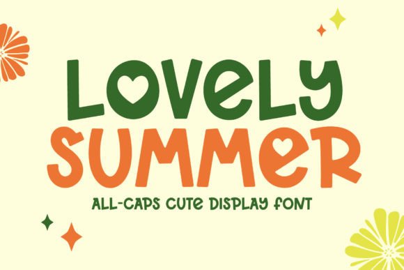 Lovely Summer: A Font That Captures Playful Energy