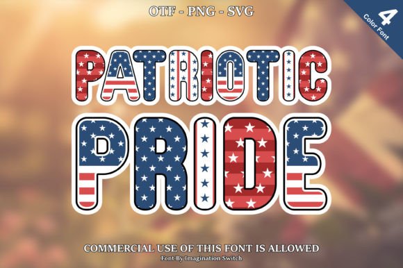 Patriotic Pride: Elevating Visual Design with Character