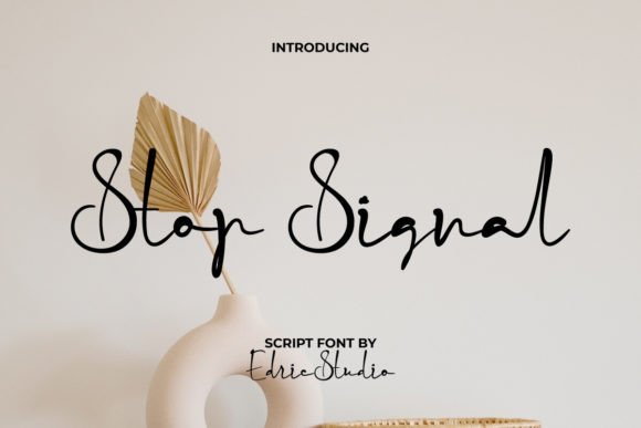 Stop Signal: Elevate Your Brand with Authentic Handwritten Charm