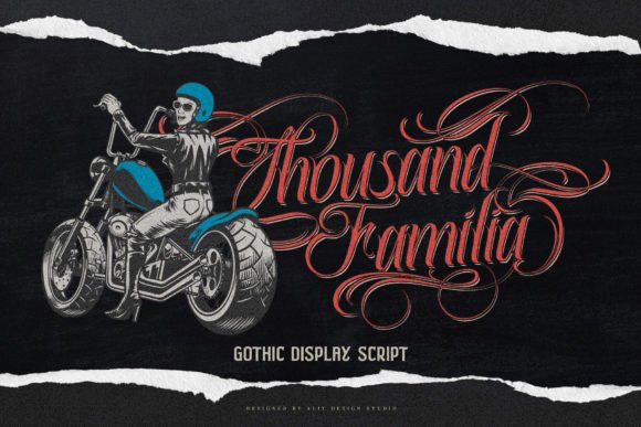 Thousand Familia: A Bold Script Font for Authentic Design