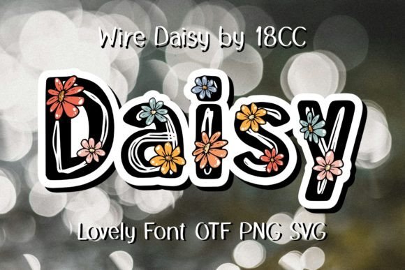 Wire Daisy: A Playful Font for Distinctive Visual Impact